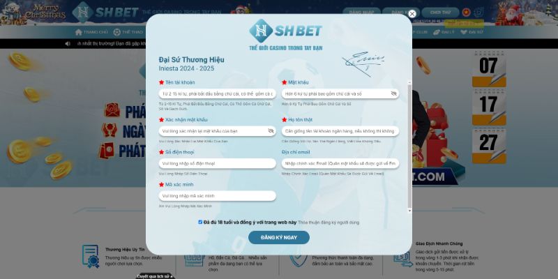 Hướng dẫn thành viên cách thức đăng ký SHBET chính xác nhất